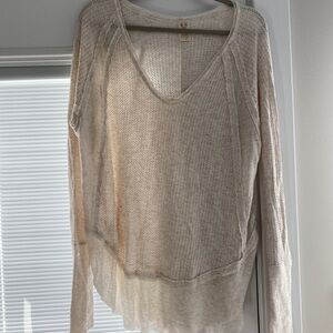 We the Free by Free People tan textured top